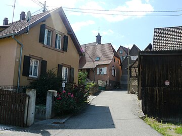 Rua para a igreja