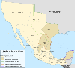 Organización territorial de México - Wikipedia, la enciclopedia libre