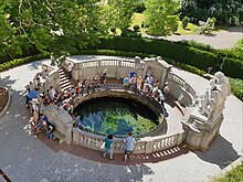 Källa till Donau i Donaueschingen