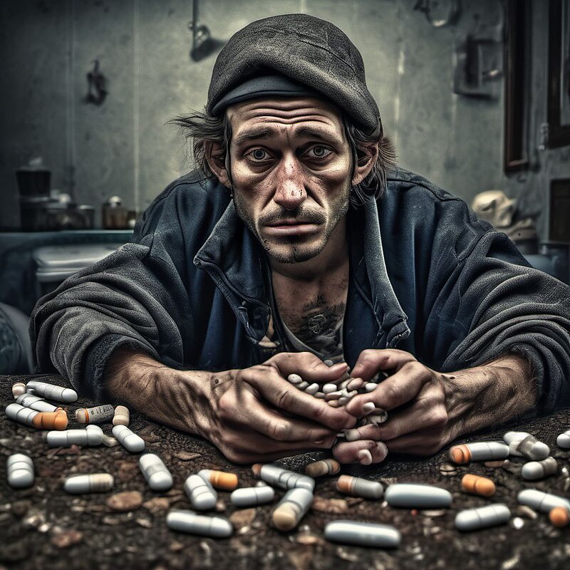 drug addict pictures