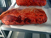 Dry aging beef at a steakhouse Dry aging beef.jpg