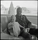 Prince Richard with his father in 1945 Duke of Gloucester with Prince Richard.jpg