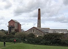 East Pool mine, Taylor's Shaft engine house.jpg