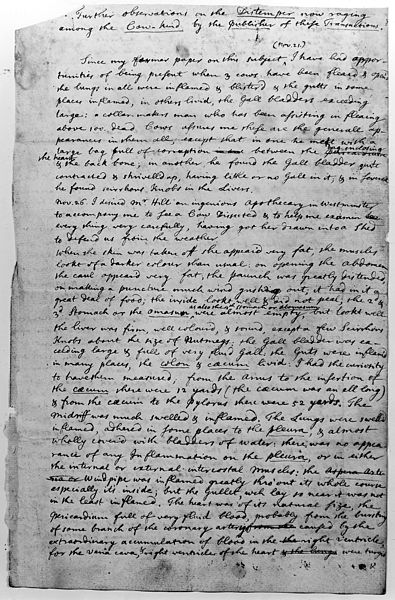 File:Edward Jenner manuscript 1745. Wellcome M0003291.jpg