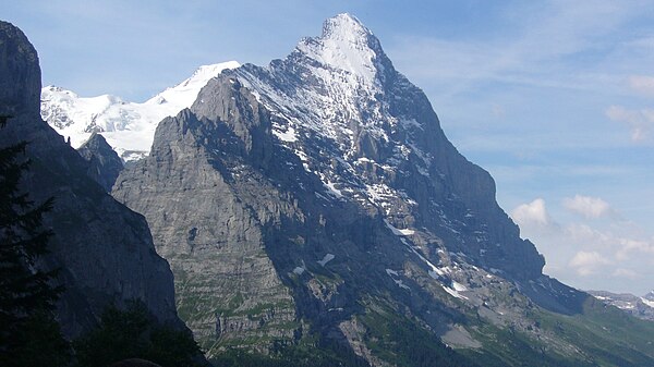 The northeast side of the Eiger
