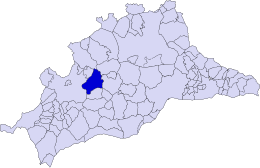 El Burgo - Carte