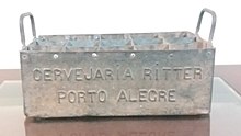 Engradado em ferro da Cervejaria Ritter