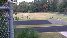 Enloe's track and practice field as seen from the East campus Enloe Track.jpg