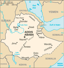 Etiyopya: Tarihi, Coğrafya, İdari bölümler