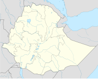 מיקום גונדר במפת אתיופיה