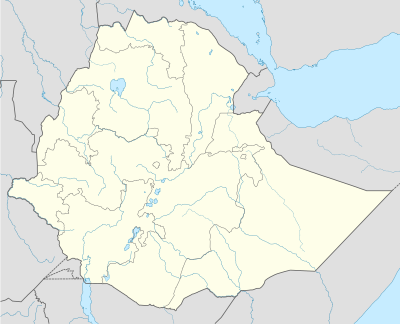 Liggingkaart Ethiopië