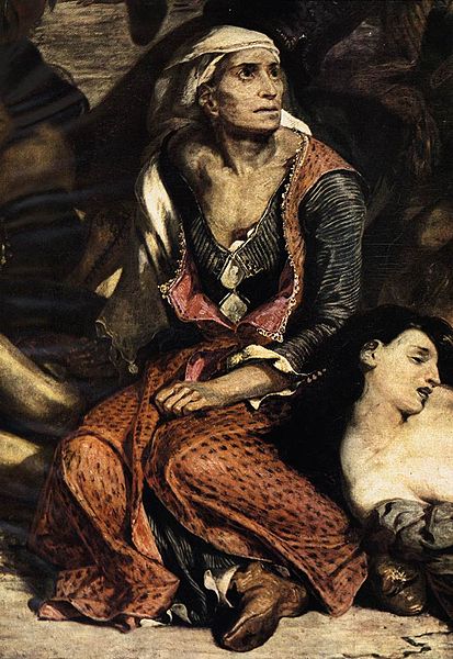 Scène des massacres de Scio est un tableau d'Eugène Delacroix. Ce tableau représente les massacres perpétrés à Chios par les Ottomans lors de la guerre d'indépendance grecque. 
