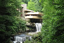 Fallingwater, maintained and preserved by the Western Pennsylvania Conservancy, is open to visitors. Fallingwater in Summer.jpg