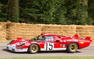 Ferrari 512 S entered by Scuderia Filipinetti and driven by Parkes and Müller