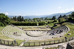 Le théâtre romain (le theatrum faesolanum).