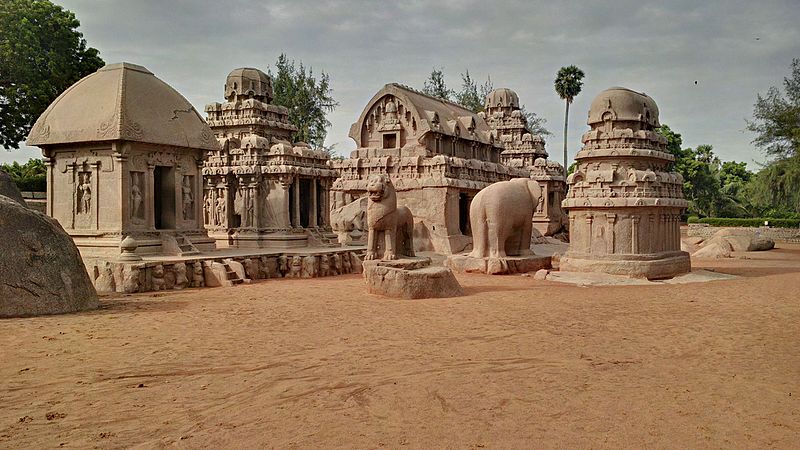 File:Five Rathas - Mahabalipuram.jpg