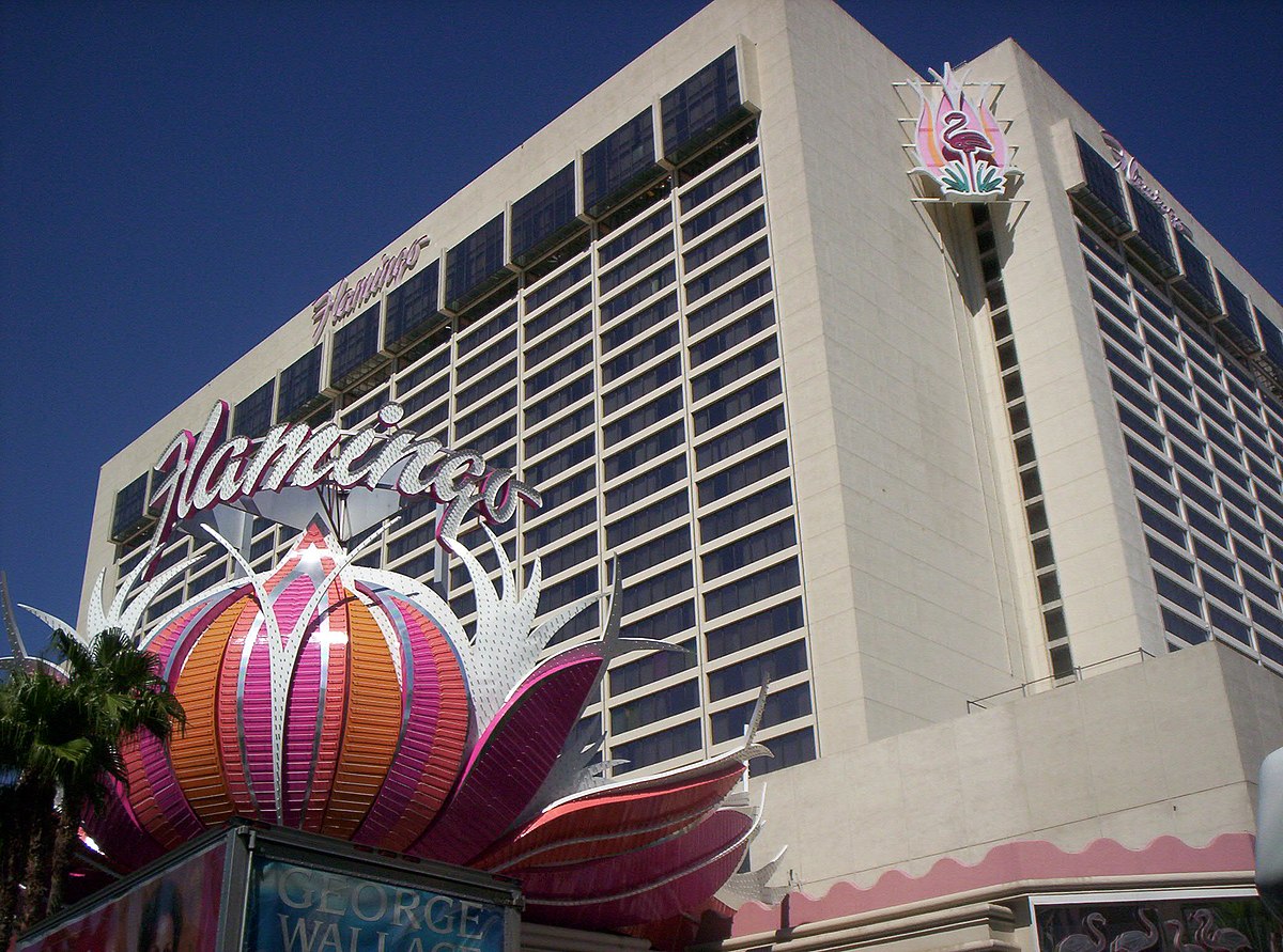 Paradise falls at the Flamingo Hotel & Casino in Las Vegas, NV