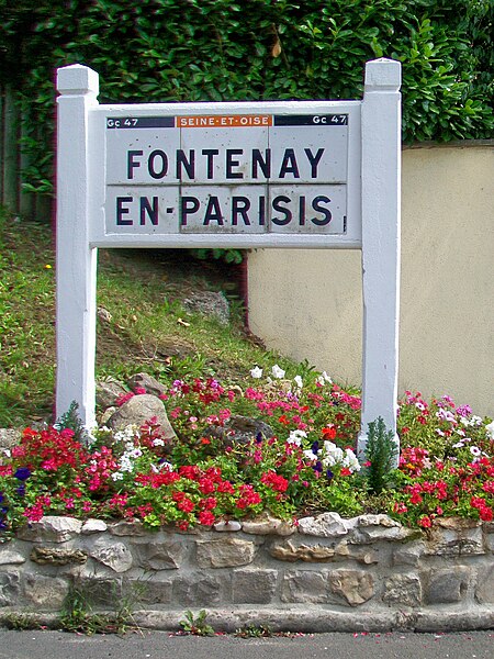 File:Fontenay-en-Parisis (95), vieille plaque Michelin, route de Mareil - rue de l'Échelette.jpg