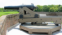 Fort James Jackson in Chatham county, Georgia, US is a National Landmark and on the National Register of Historic Places{{NRHP}70000200}}