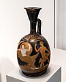 Fourth-century squat lekythos ARV extra - Aphrodite riding a swan with Eros and youth