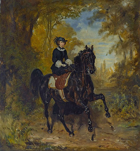 File:Franz Adam - Kaiserin Elisabeth von Österreich zu Pferd.jpg