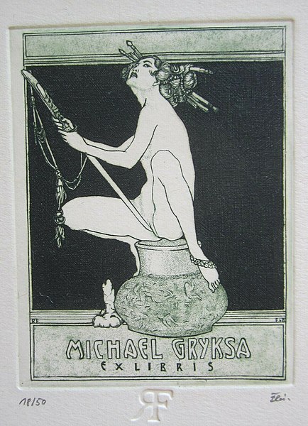 File:Franz von Bayros - Ex libris Michael Gryska.jpg