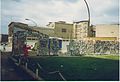 1990년 7월 베를린 장벽에 남겨진 체크포인트 찰리의 흔적