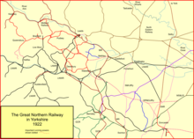 The GNR system in Yorkshire in 1922 GNR yorks 1922.png