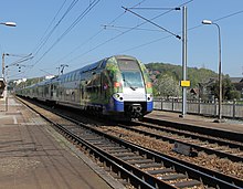 Gare de Maromme, passage d'un "Train de l'impressionnisme".jpg