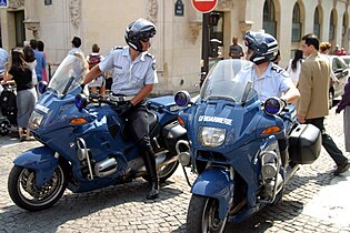 Gendarmerie's motorcycles