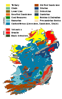 <span class="mw-page-title-main">Geology of Ireland</span> Study of the rock formations of Ireland