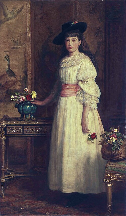 Gertrude, 13 years of age. (John Everett Millais, 1888)