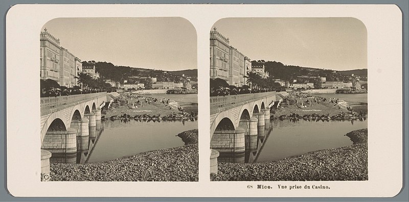 File:Gezicht op Nice, gezien vanuit het casino Nice. Vue prise du Casino (titel op object), RP-F-00-9125.jpg