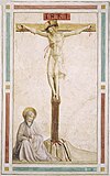 Беноцо Гоцоли, Celle 22 Crucifixion with Mary