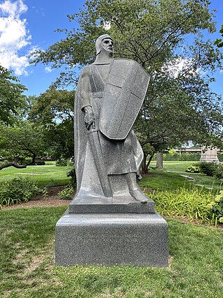<i>The Crusader</i> (sculpture) Statue in Chicago, Illinois, U.S.