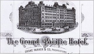 Grand Pacific Hotel (Chicago) building in Illinois, United States