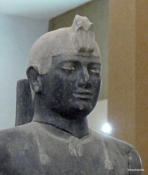 File:Granite Statue of King Tantamani, Sudan National Museum, Khartoum (3).jpg