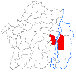 Lage im Landkreis Brăila