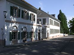 The manor house of the winery on the Weinstrasse