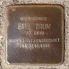 Hahnheim Stolperstein Untere Hauptstraße 2 Emil Trum.jpg