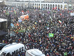 „Hamburg steht auf – gegen Rechtsextremismus und neonazistische Netzwerke“ am 19. Januar 2024