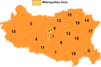 Districtes de Handan