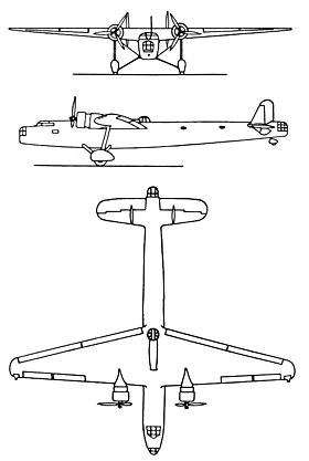 planbillede af flyet