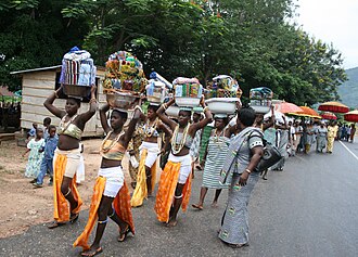 Prosesi untuk Agadevi Festival Durber