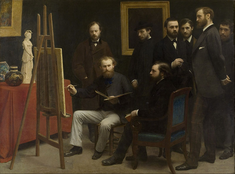 File:Henri Fantin-Latour - A Studio at Les Batignolles - Google Art Project.jpg