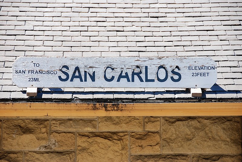 File:Historical train station, San Carlos, California, USA.JPG