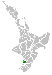 Districtul Horowhenua - Harta