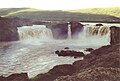 Godafoss waterfall, northern Iceland.