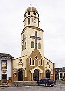 Iglesia de Nuestra Señora del Carmen, Salento, Colombia, Exterior West view