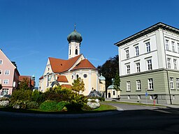 Immenstadt Stadtpfarrkirche, Ölbergkapelle, Volksschule